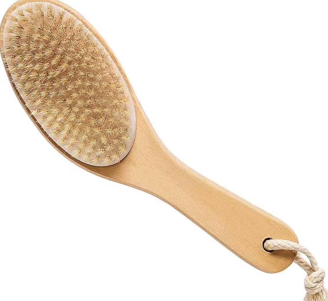 Natural Boar Bristle Dry Brush