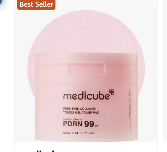 Medicube PDRN Pink Collagen Toning Pads