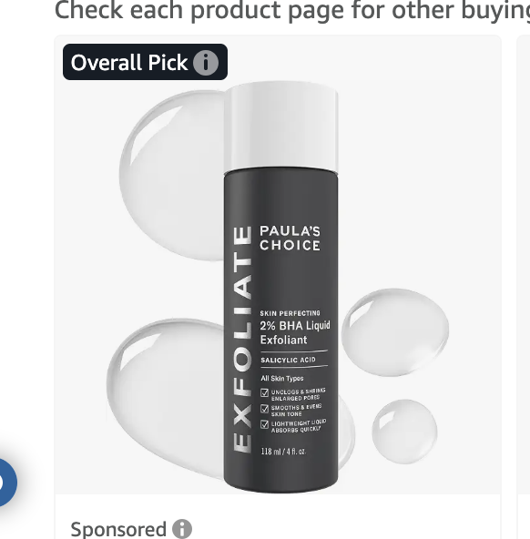 Paula's Choice 2% BHA Liquid Exfoliant